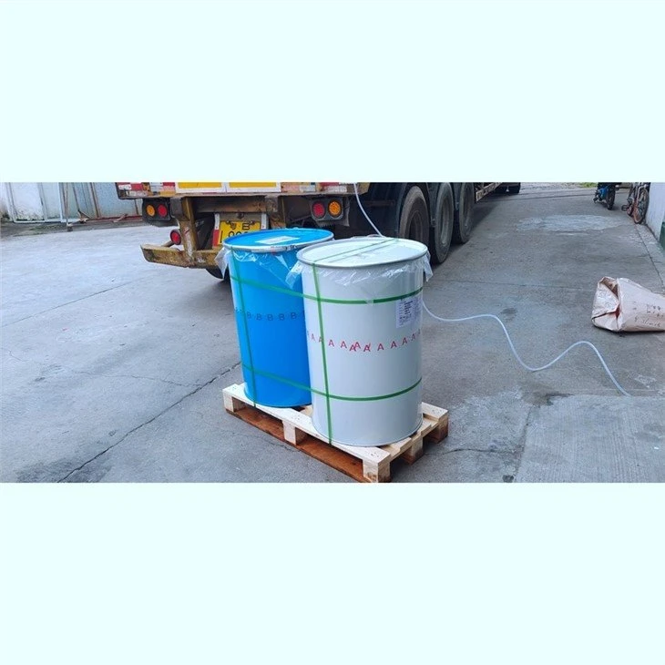 Two component fumed liquid silicone rubber
